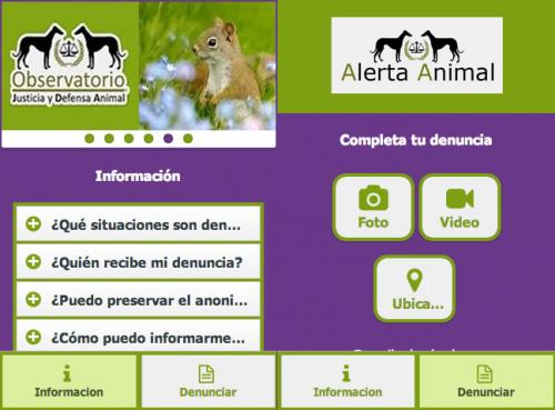 Aplicación móvil Android para denunciar el maltrato animal